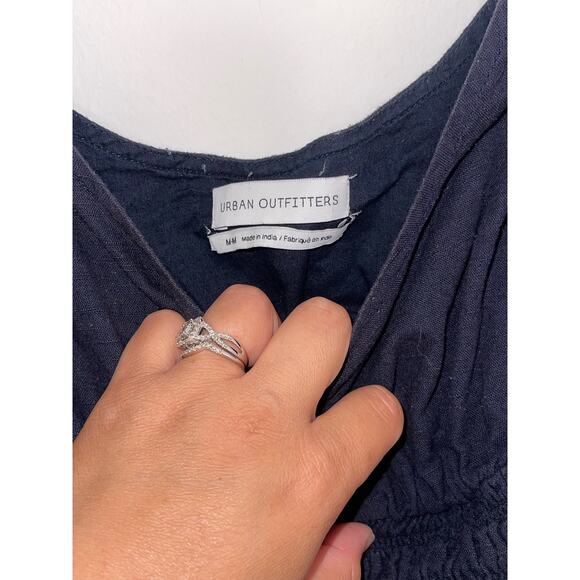 Pre-Loved Urban Outfitters Navy Blue Medium Dress - Picture 3 of 6